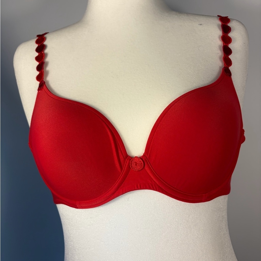 Marie Jo Elegant Red Women's Bra NWT - Picture 4 of 8